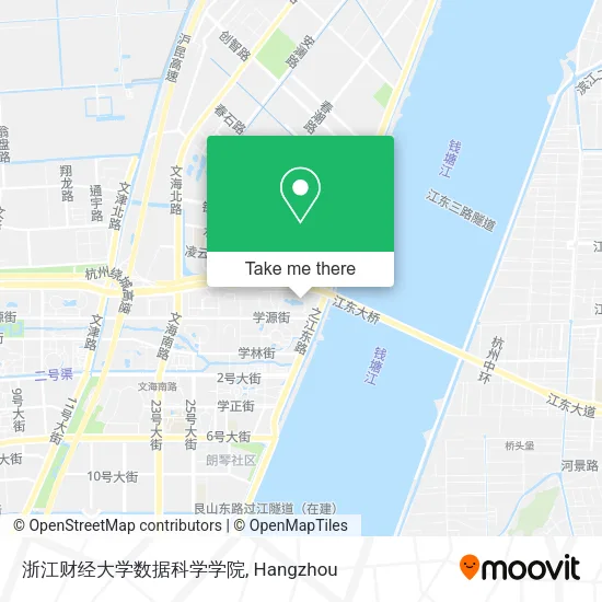 浙江财经大学数据科学学院 map