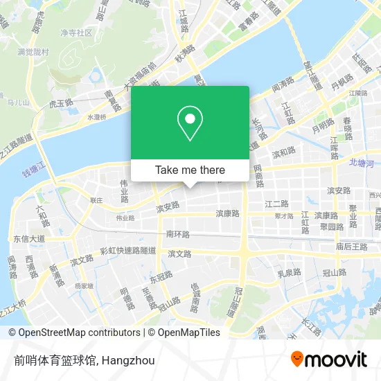 前哨体育篮球馆 map