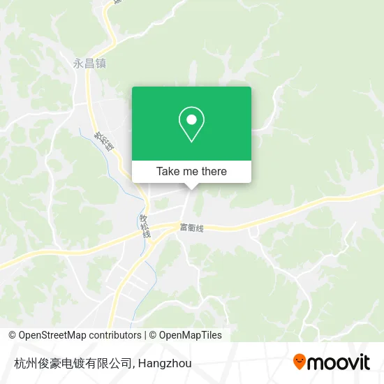 杭州俊豪电镀有限公司 map