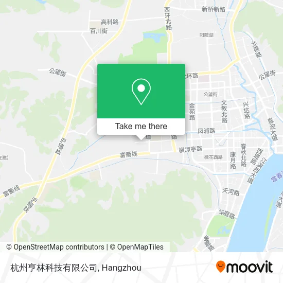 杭州亨林科技有限公司 map