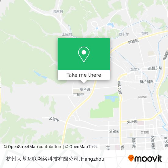 杭州大基互联网络科技有限公司 map