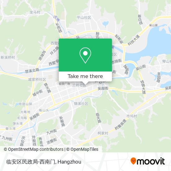 临安区民政局-西南门 map