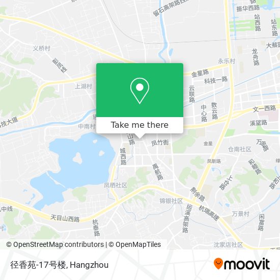 径香苑-17号楼 map