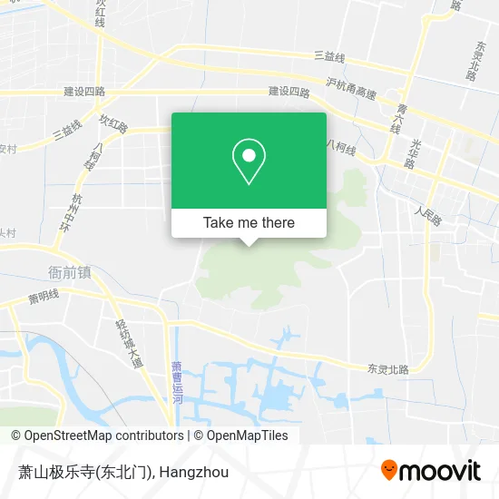 萧山极乐寺(东北门) map