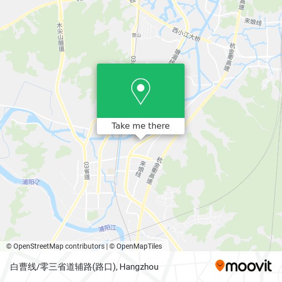 白曹线/零三省道辅路(路口) map