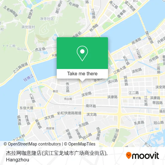 杰拉网咖意隆店(滨江宝龙城市广场商业街店) map
