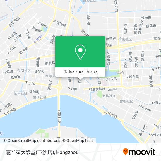 惠当家大饭堂(下沙店) map
