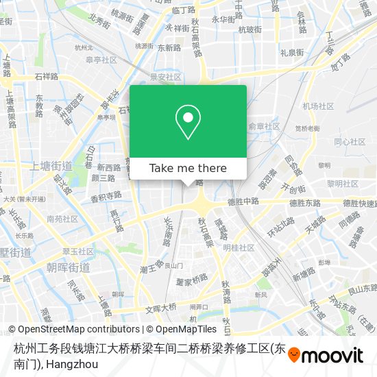 杭州工务段钱塘江大桥桥梁车间二桥桥梁养修工区(东南门) map