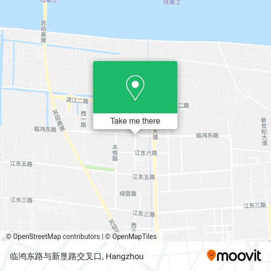 临鸿东路与新垦路交叉口 map