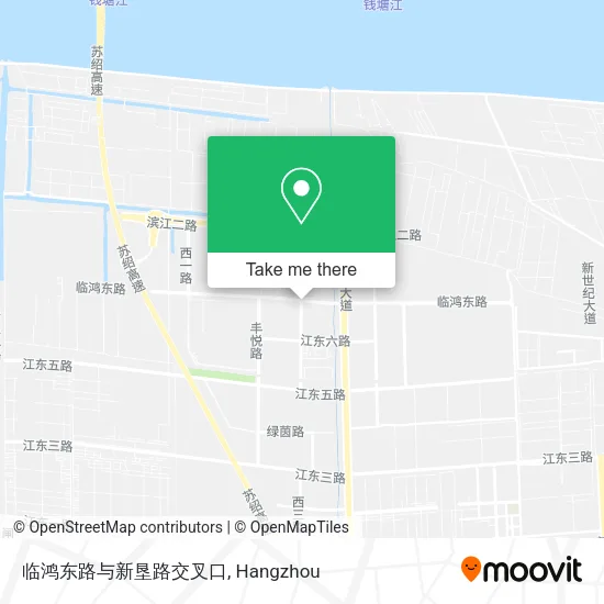 临鸿东路与新垦路交叉口 map