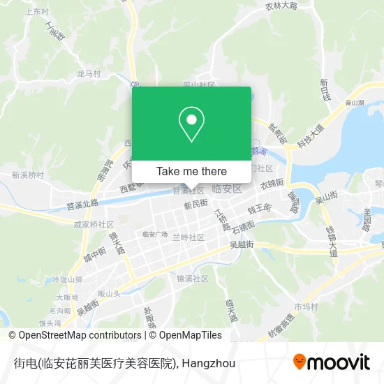 街电(临安芘丽芙医疗美容医院) map