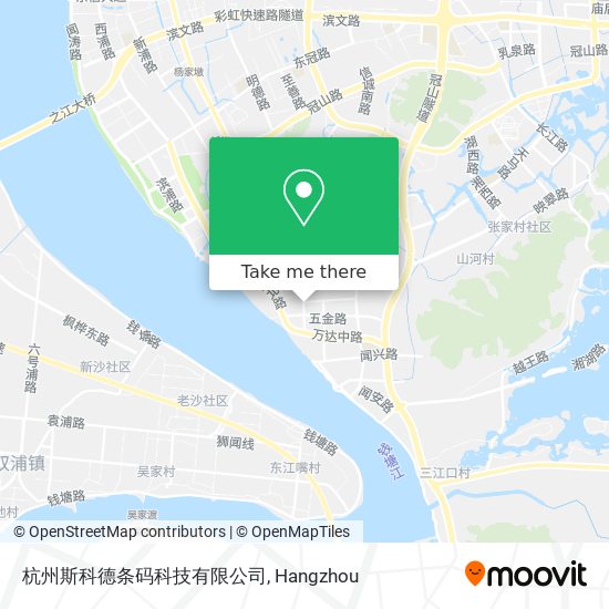 杭州斯科德条码科技有限公司 map