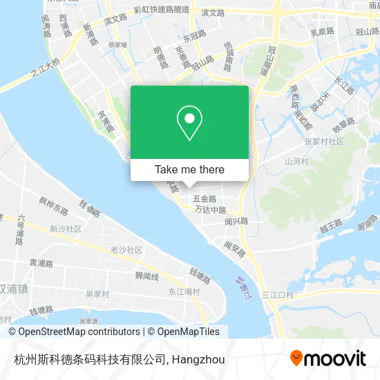 杭州斯科德条码科技有限公司 map
