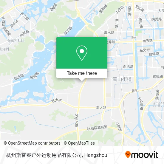 杭州斯普睿户外运动用品有限公司 map