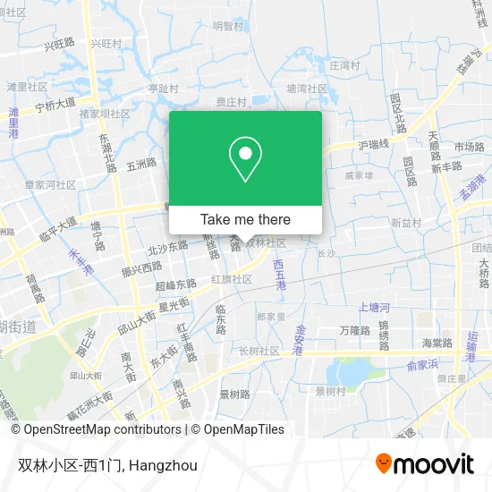 双林小区-西1门 map