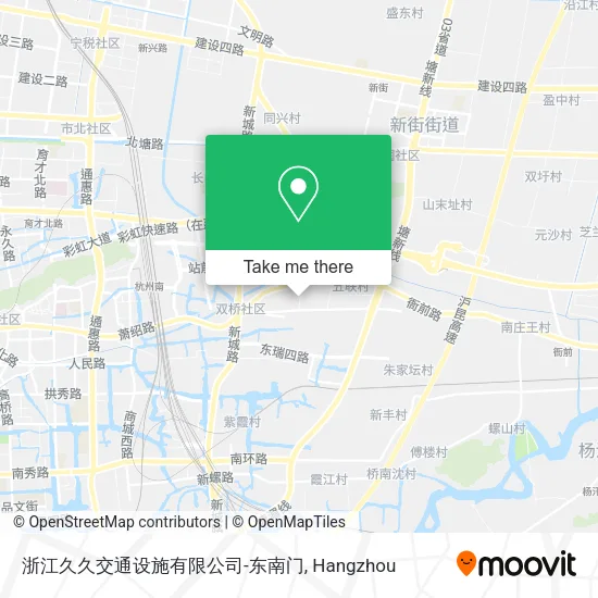 浙江久久交通设施有限公司-东南门 map