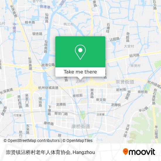 崇贤镇沾桥村老年人体育协会 map