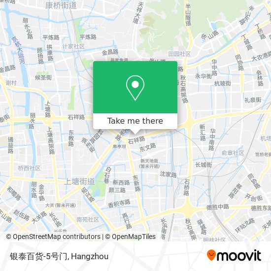 银泰百货-5号门 map
