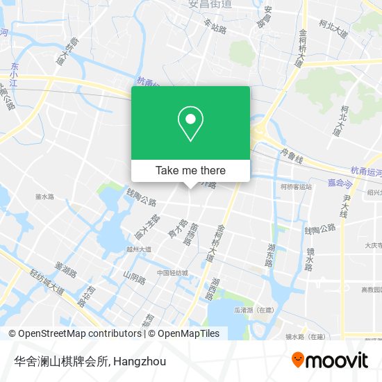 华舍澜山棋牌会所 map