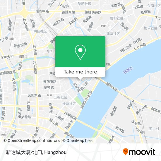 新达城大厦-北门 map