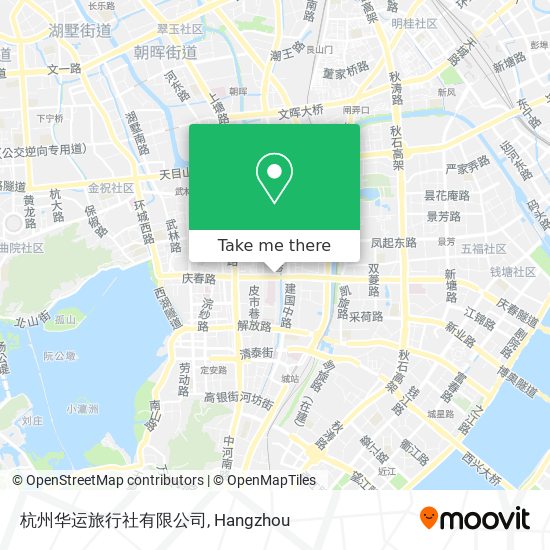 杭州华运旅行社有限公司 map