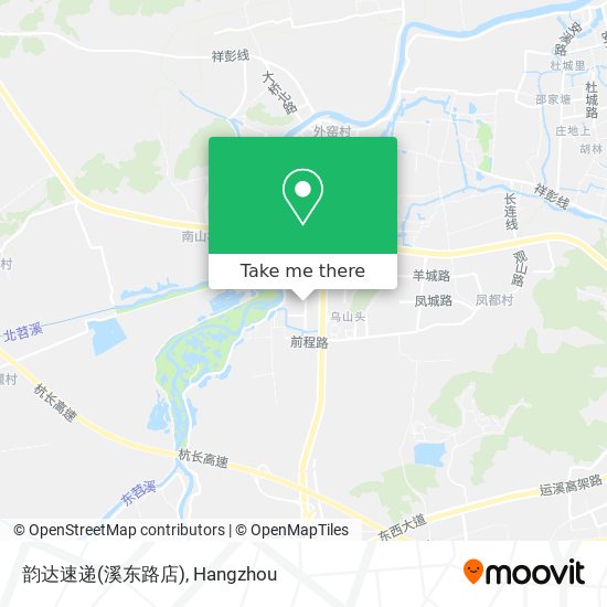 韵达速递(溪东路店) map