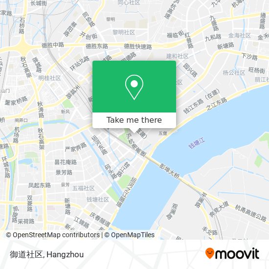 御道社区 map