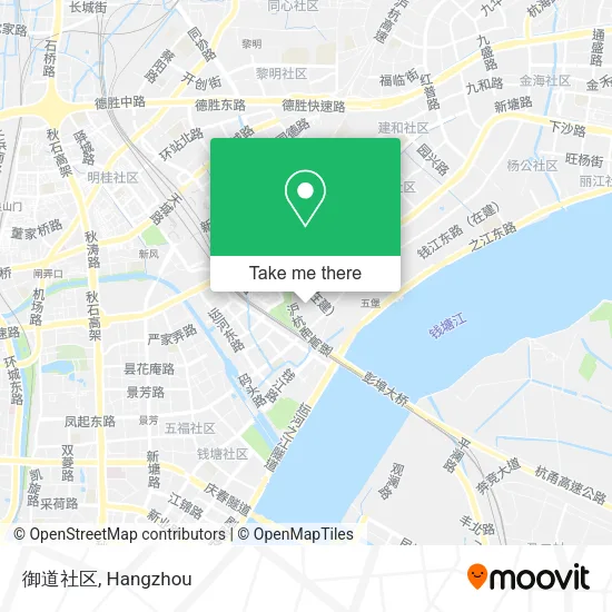 御道社区 map