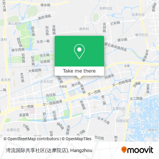湾流国际共享社区(达摩院店) map