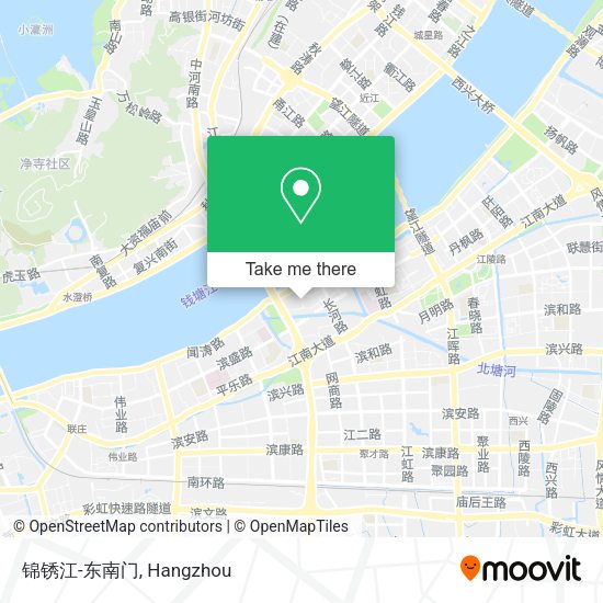 锦锈江-东南门 map