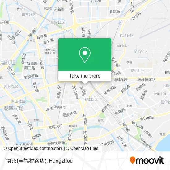 悟茶(全福桥路店) map