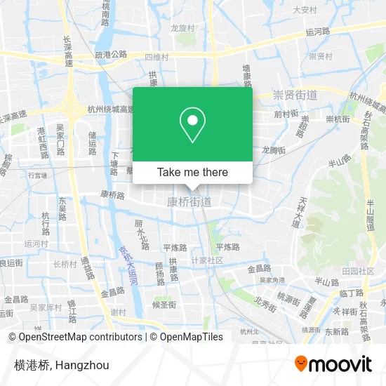 横港桥 map