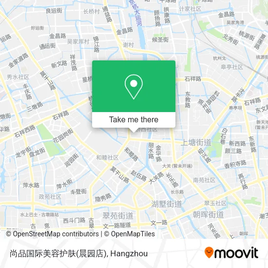 尚品国际美容护肤(晨园店) map