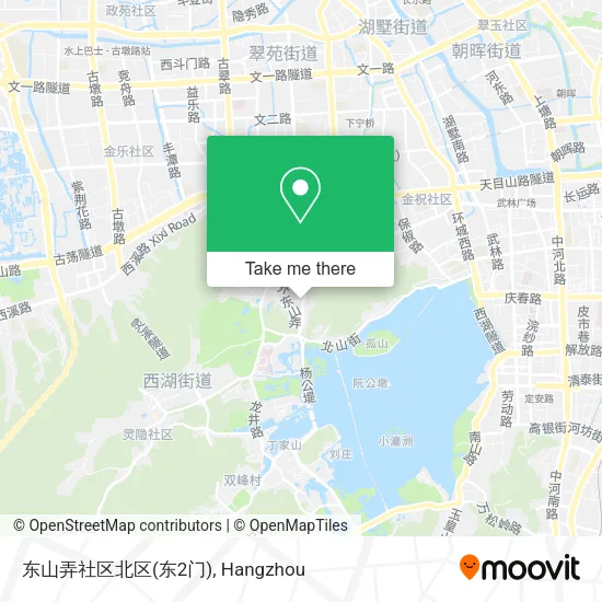 东山弄社区北区(东2门) map