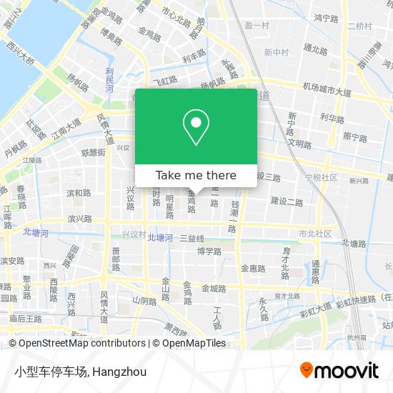 小型车停车场 map