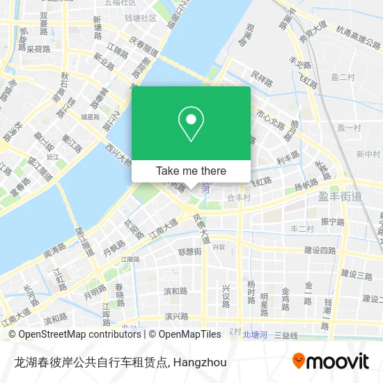 龙湖春彼岸公共自行车租赁点 map