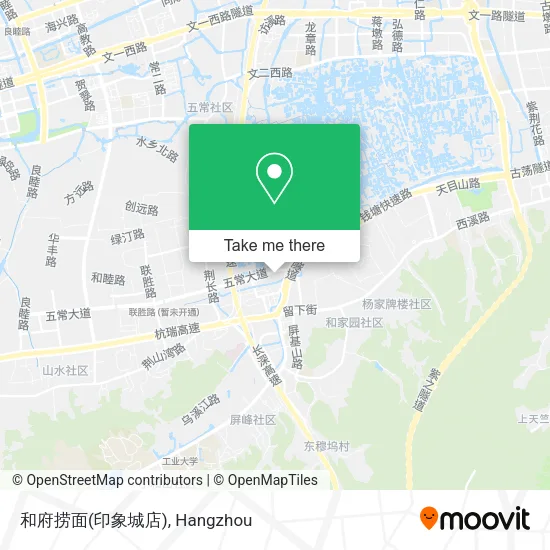 和府捞面(印象城店) map