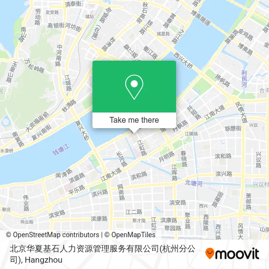 北京华夏基石人力资源管理服务有限公司(杭州分公司) map