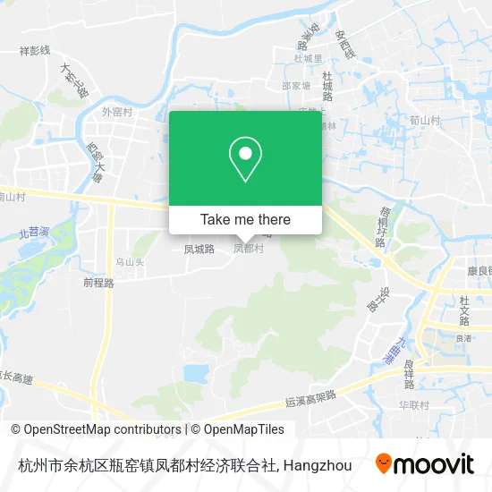 杭州市余杭区瓶窑镇凤都村经济联合社 map