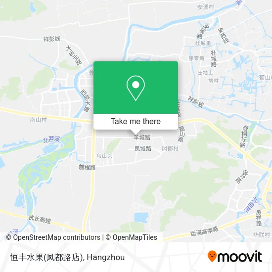 恒丰水果(凤都路店) map