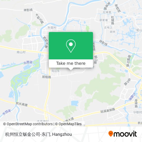杭州恒立钣金公司-东门 map