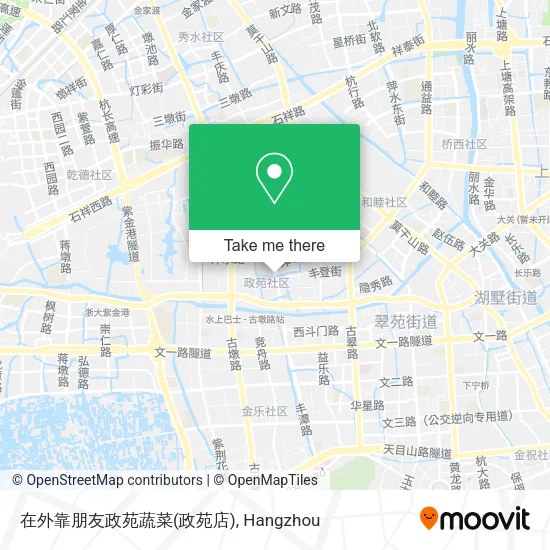 在外靠朋友政苑蔬菜(政苑店) map