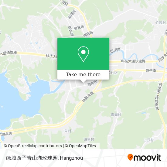 绿城西子青山湖玫瑰园 map
