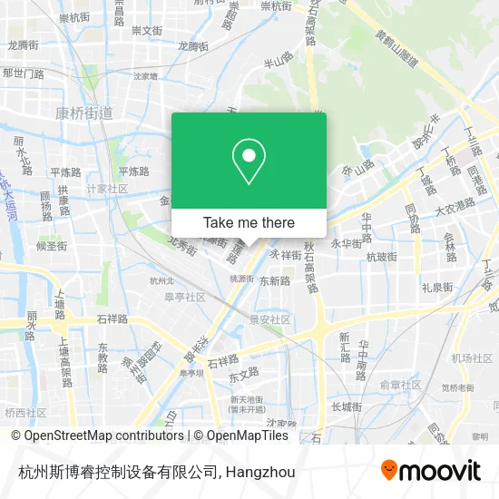杭州斯博睿控制设备有限公司 map