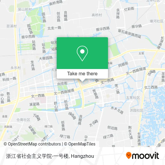 浙江省社会主义学院-一号楼 map
