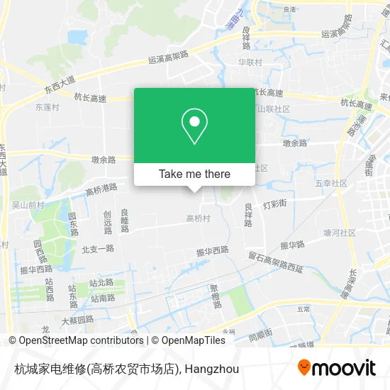 杭城家电维修(高桥农贸市场店) map