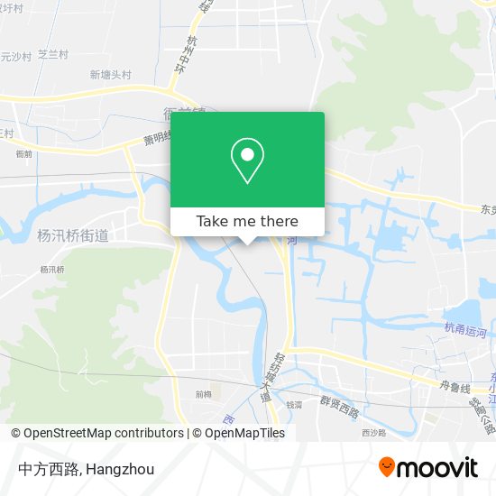 中方西路 map