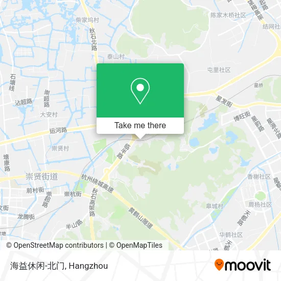 海益休闲-北门 map