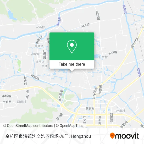 余杭区良渚镇沈文浩养殖场-东门 map