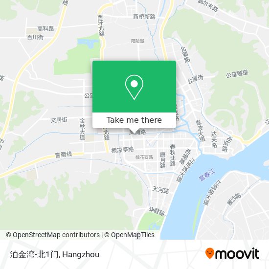 泊金湾-北1门 map